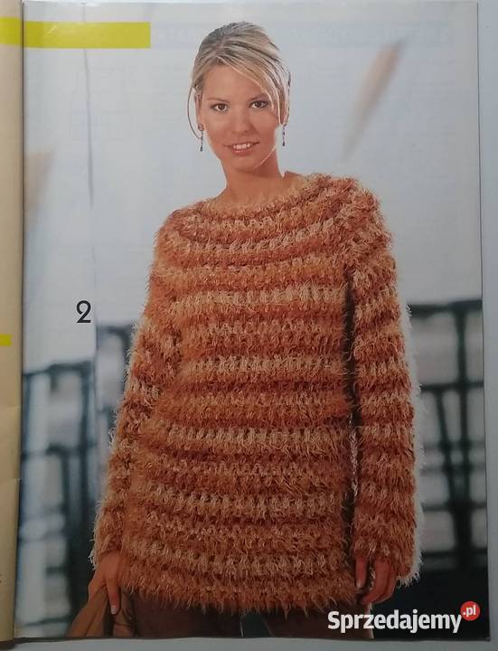 Swetry 22004 szydełko druty