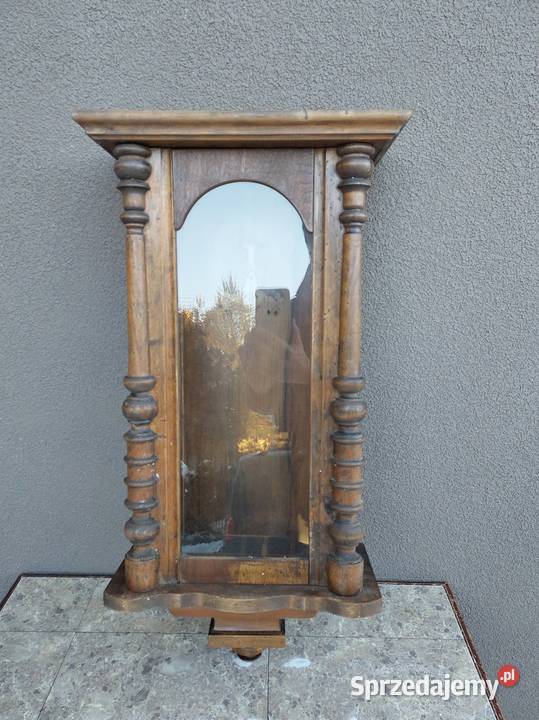 S122 Skrzynia obudowa starego zegara szafka Tczew