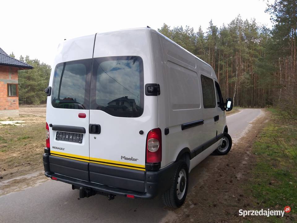 Ładny Renault Master z klimą drzwi na 2 strony z komputer pokładowy mazowieckie Odrzywół
