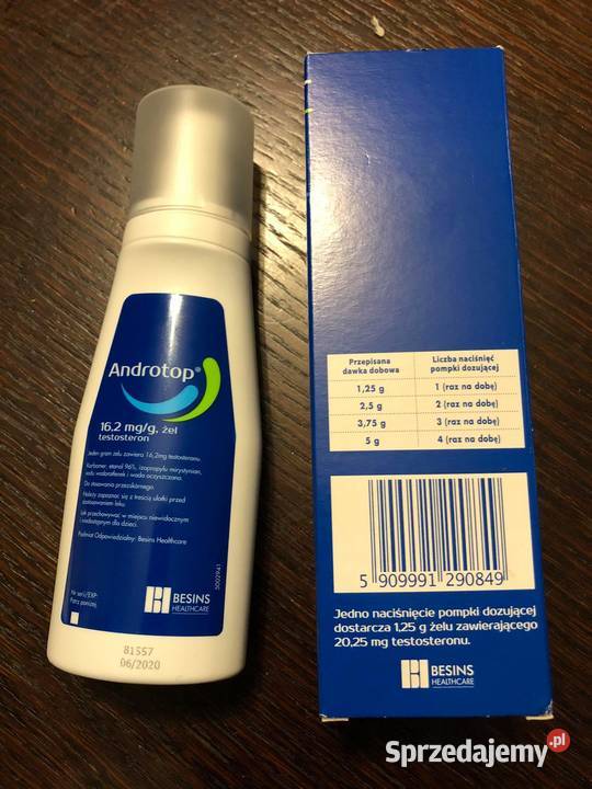 Androtop Testosteron w żelu Gdynia