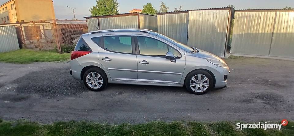 Peugeot 207 wielkopolskie Zbiersk-Cukrownia
