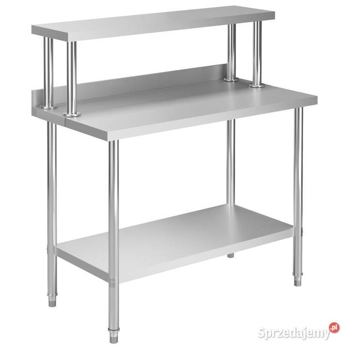 Kuchenny stół roboczy z półką 120x60x120 stal Pozostałe mazowieckie