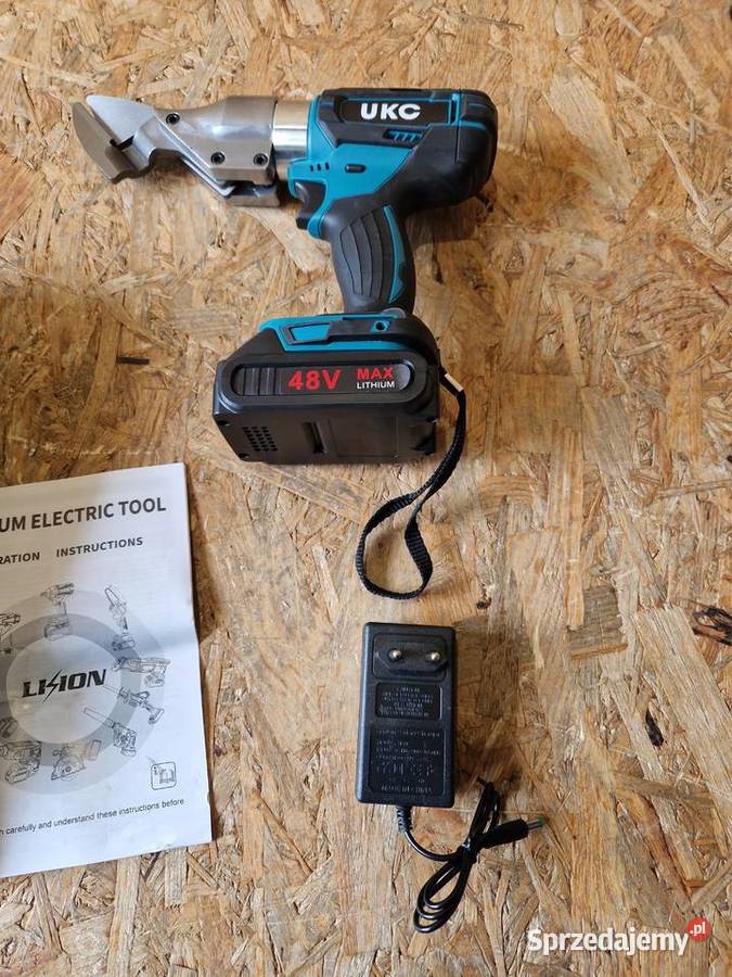 Nożyce elektryczne do cięcia metalu 2x Głogowa