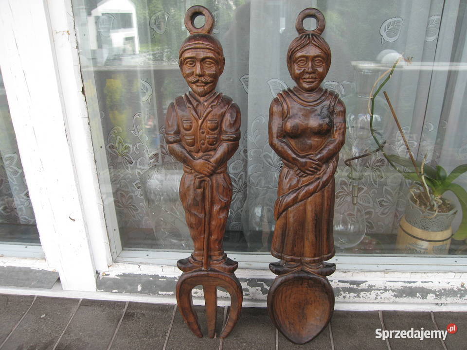 Drewniane sztućce do wystroju