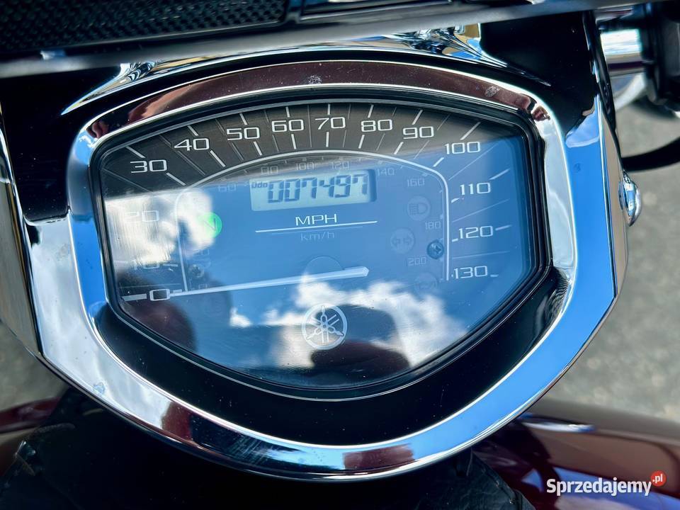 Yamaha vstar 1300 nowy 7500 przebieg nieuszkodzony Częstochowa