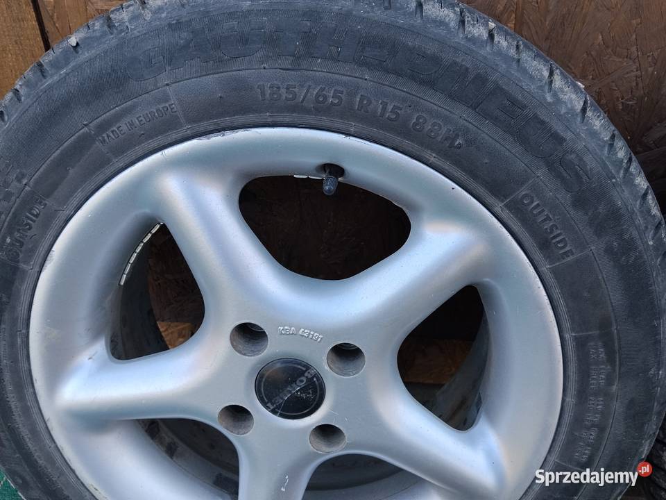 Alufelgi 15 Borbet 4X108 opony 18565 R15 sprzedam