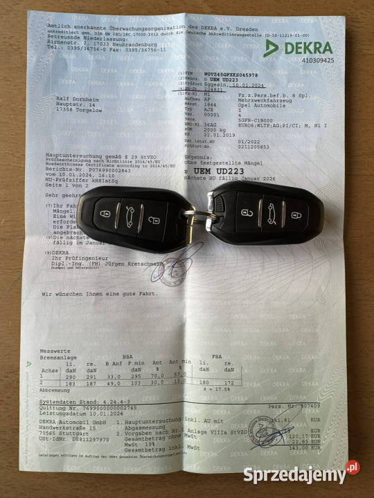 Opel Grandland X wielofunkcyjna kierownica Szczecin