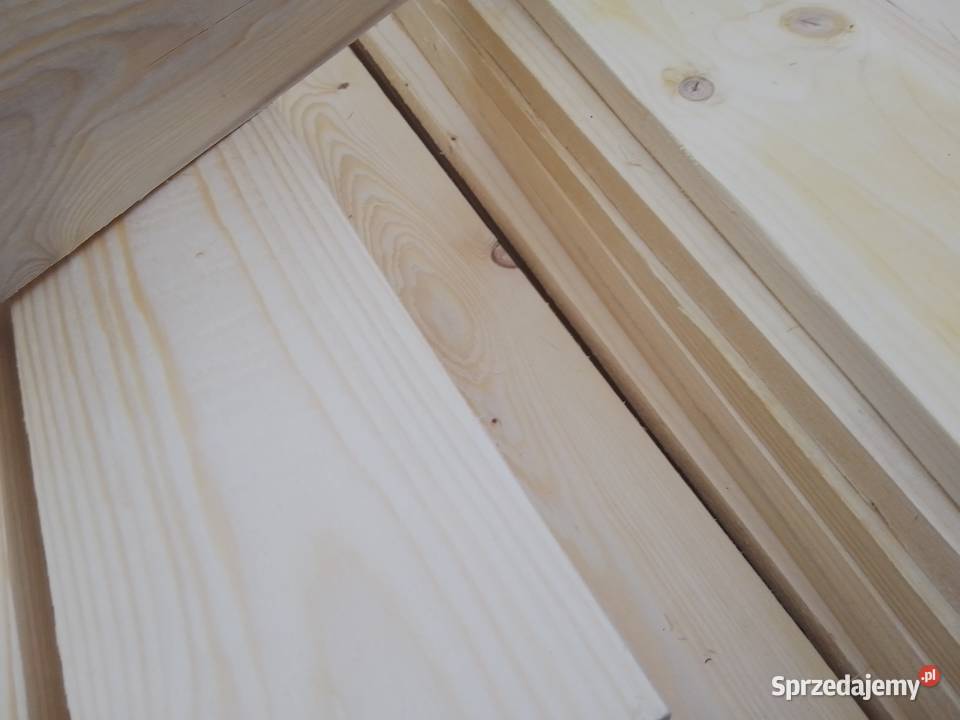Świerkowe deski heblowane nowe suche 80 x 12 Dom i Ogród sprzedam