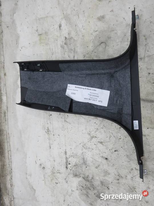 OSŁONA SŁUPKA LEWA AUDI A8 D4 4H0867243