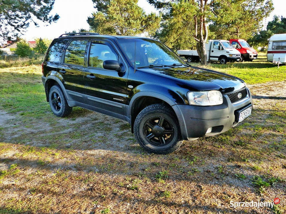 Ford Maverick 20i4x4KlimaSkóryAluHakPełna przyciemniane szyby wielkopolskie
