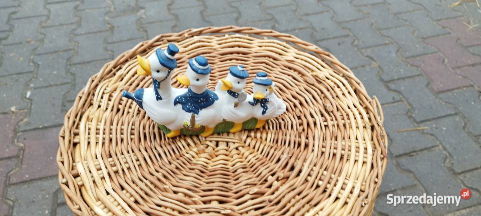 Kacza rodzinkakaczuszki ceramika figurka Słubice