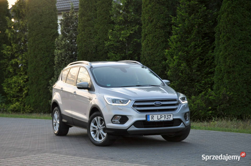 Ford Kuga 20TDCi150AWDLiftLedSkóryNaviGrzana wielofunkcyjna kierownica Ostrów Mazowiecka