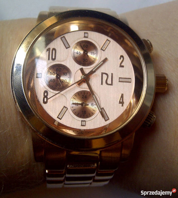 Unikatowy złoty zegarek River Island