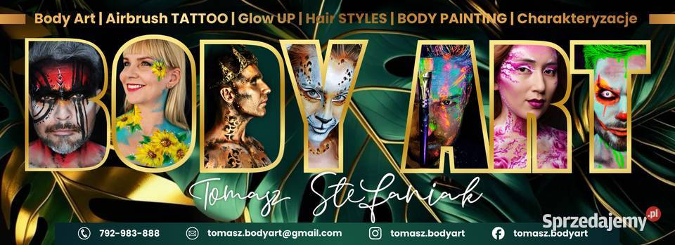 BODY ART face painting body painting UV