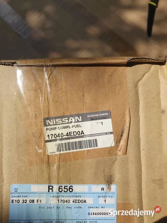 Pompa paliwa Nissan Qashqai II J11 170404ED0A sprzedam