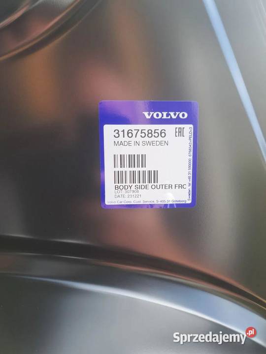 próg prawy słupek B Volvo V90 II 31675856 prawy sprzedam