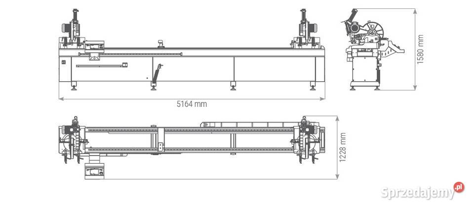 Piła dwugłowicowa GEMINI II A 2x tarcza 400mm