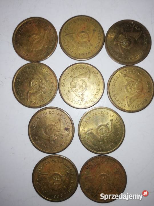 Żetony A i B Mennica Polska Miedź 1990 r Kolekcje Warszawa sprzedam