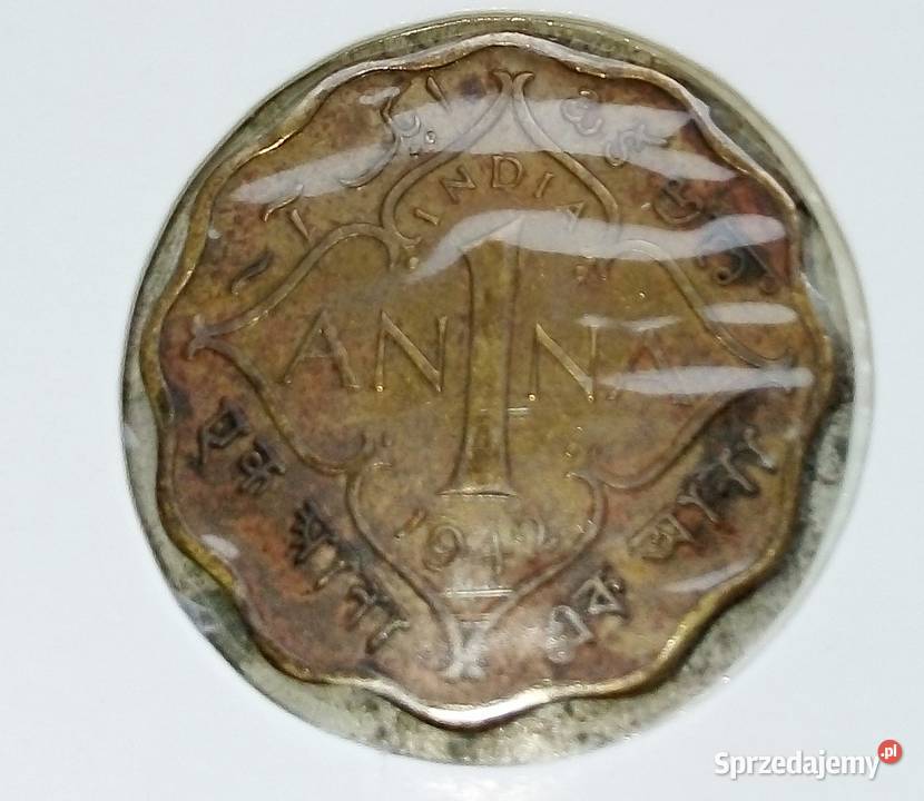 INDIE BRYTYJSKIE 1 ANNA 1942 rGEORGE VI Legionowo