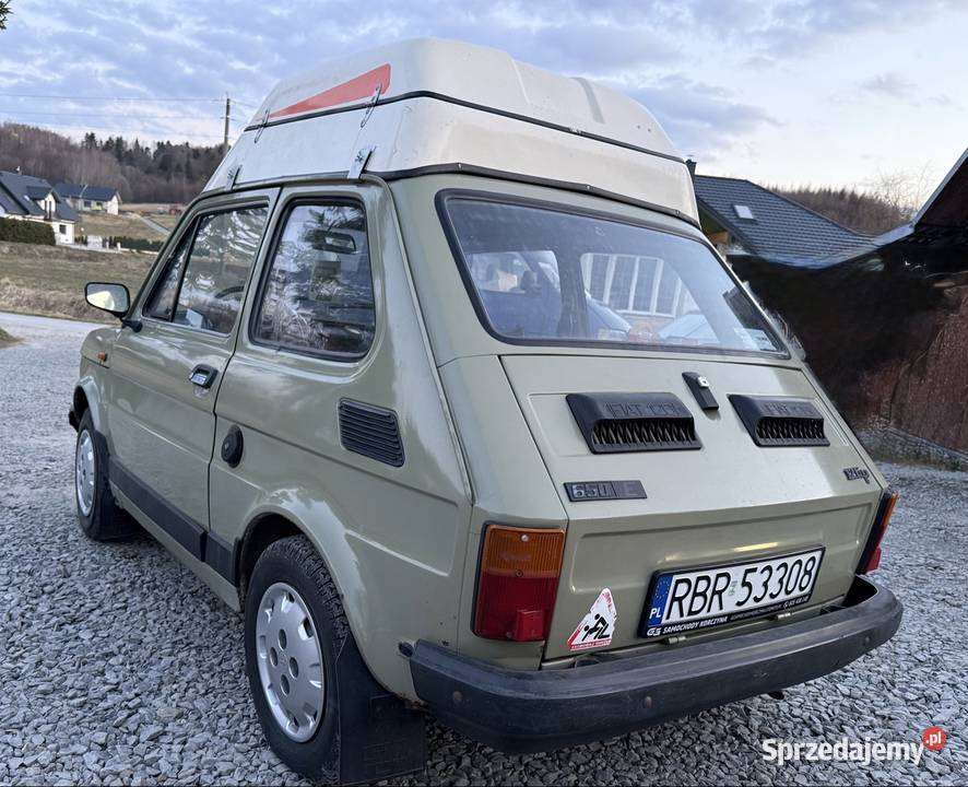 Fiat 126P 650E kapliczka bagażnik dachowy Domaradz