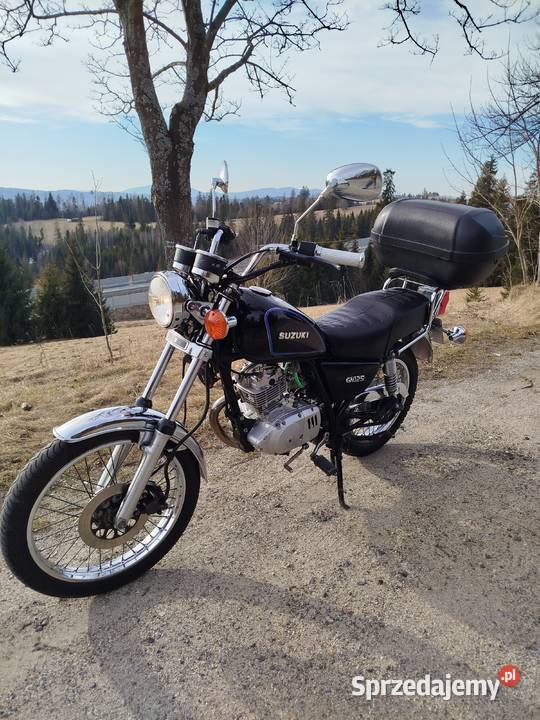 Motocykl Suzuki gn 125 klasyk jazda na kat B 40000km Rdzawka