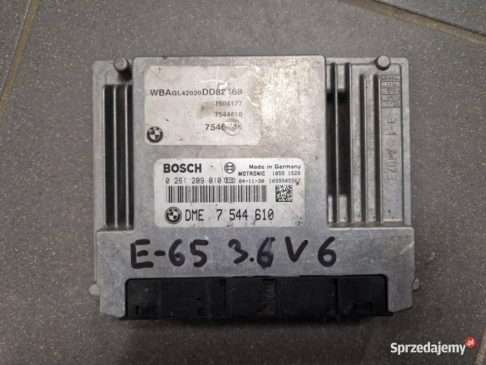 BMW E63 E64 E65 36 V6 MODUŁ STEROWNIK SILNIKA