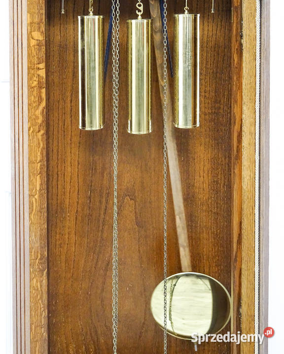 Holenderski Dębowy ZEGAR Stojący z Certyfikatem