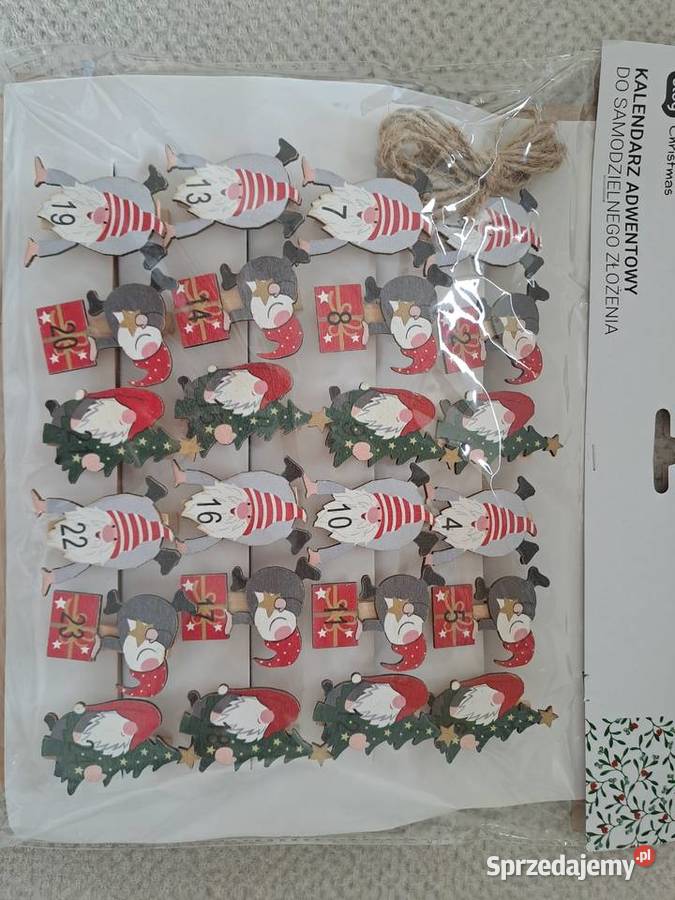 ELOY kalendarz adwentowy do złożenia skrzaty Warszawa