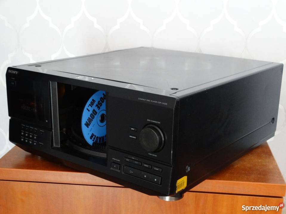 Zmieniarka na 200 CD Sony CDPCX235 TEXT sprawna podkarpackie Jasło