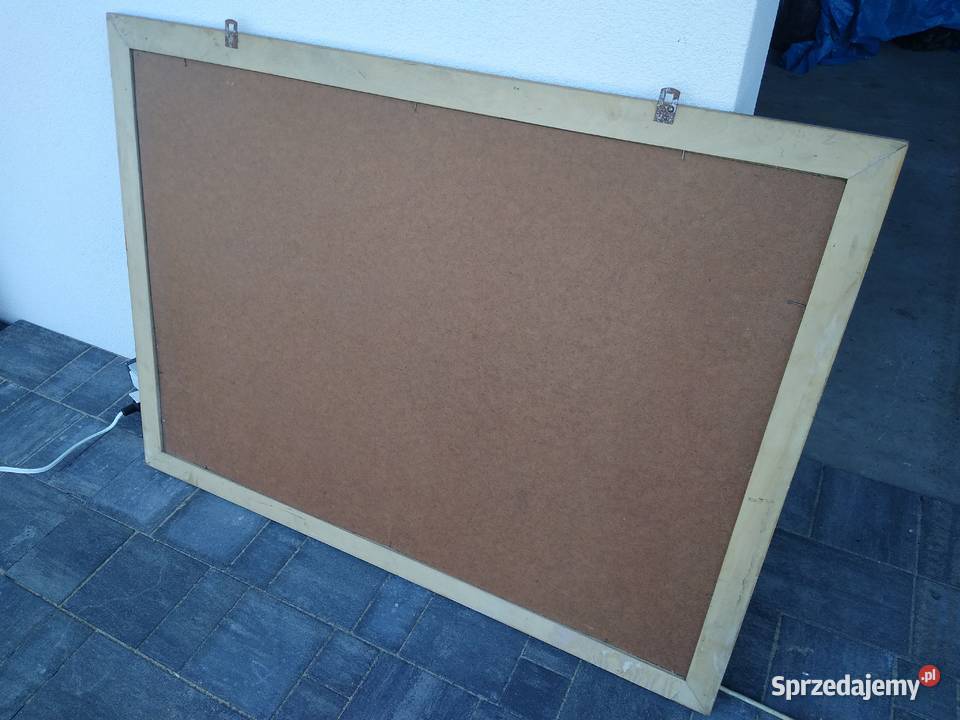 Duże tablice w drewnianej ramie 127 x 93 x 25 Piaseczno
