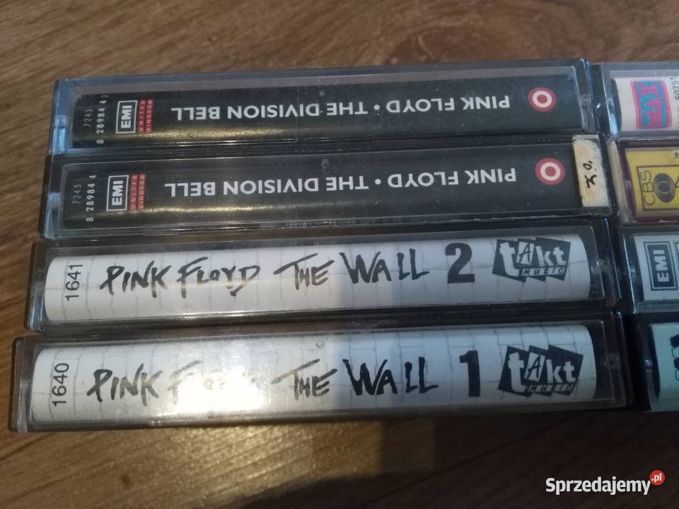 Kasety Pink Floyd zestaw na sztuki unikatowe Włocławek sprzedam