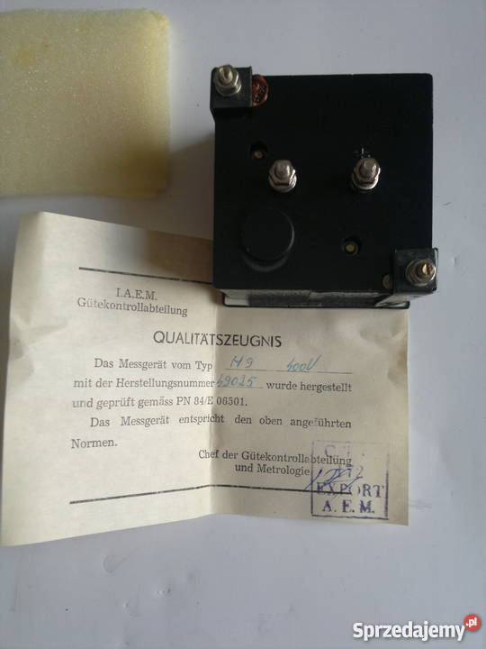 Woltomierz tablicowy 400V TIP M9 aem