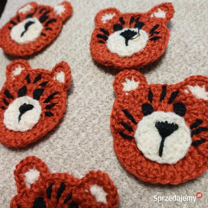 Tygrysek aplikacja kotylion naszywka Lidzbark Warmiński