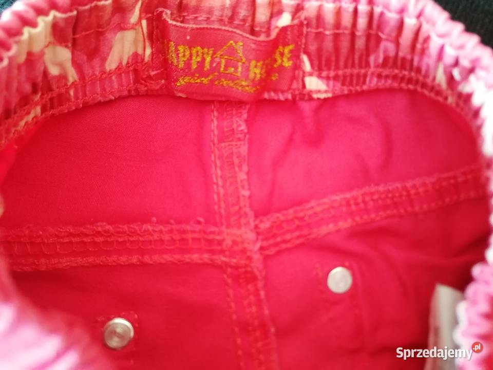 Spodnie dżinsowe malinowe HAPPY HOUSE rozmiar