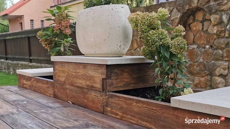 Betonowe drewno taras ścieżka ogrodzenie kostka Bielany Wrocławskie sprzedam