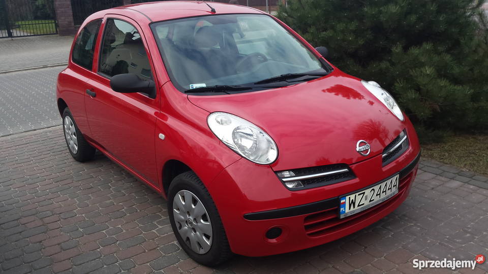 Nissan Micra 12 65 czerwony 1wszy właściciel 2/3 Micra Ożarów Mazowiecki sprzedam