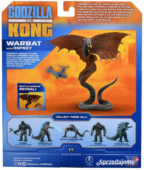 Figurka Warbat Godzilla vs Kong Pusta Ziemia Mogilany sprzedam