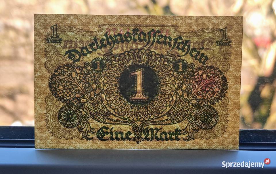 Banknot Niemcy 1 Marka 1920 Poszukiwany Rzadki Pruszków