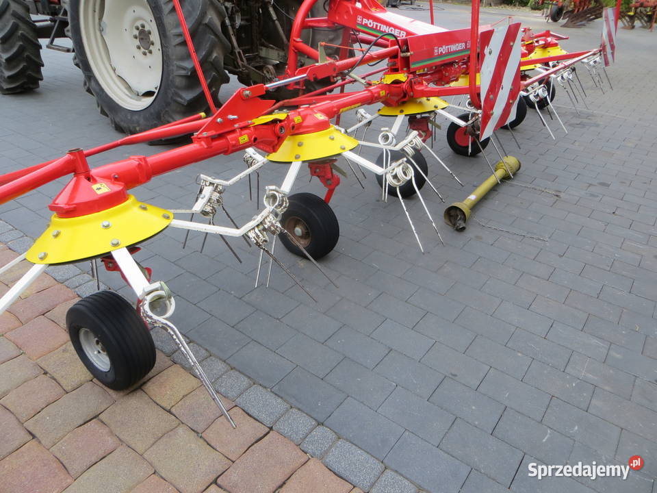 Przetrząsacz Przetrząsarka Pottinger EuroHIT 69N Zgrabiarki i przetrząsacze wielkopolskie Cielcza sprzedam