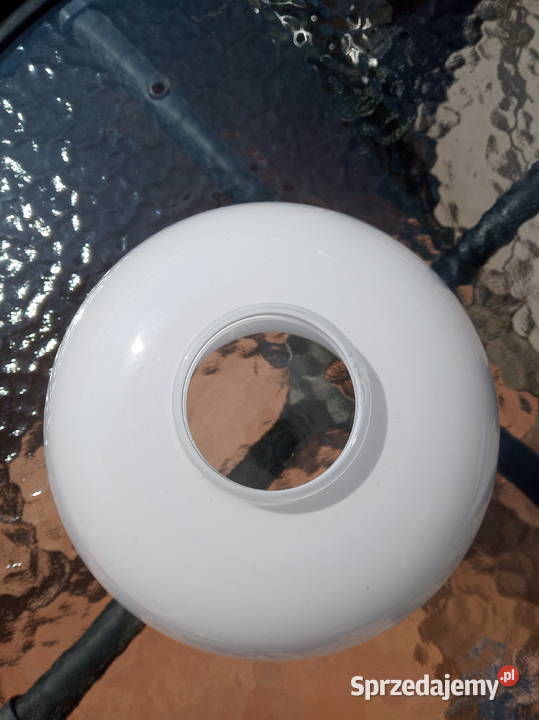 Szklany biały klosz do kinkietu lampki Warszawa