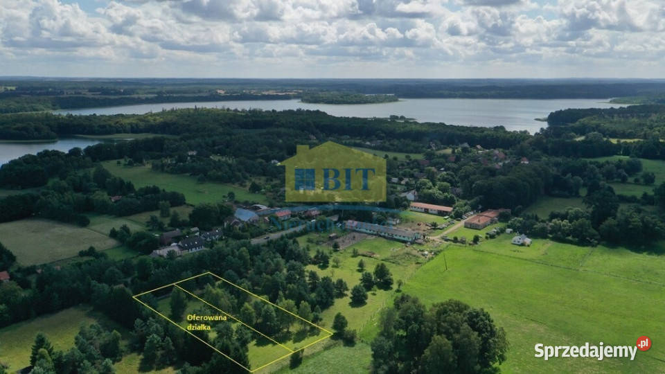 Grunt 2200m2 Jeziorem Siecino wydane WZ