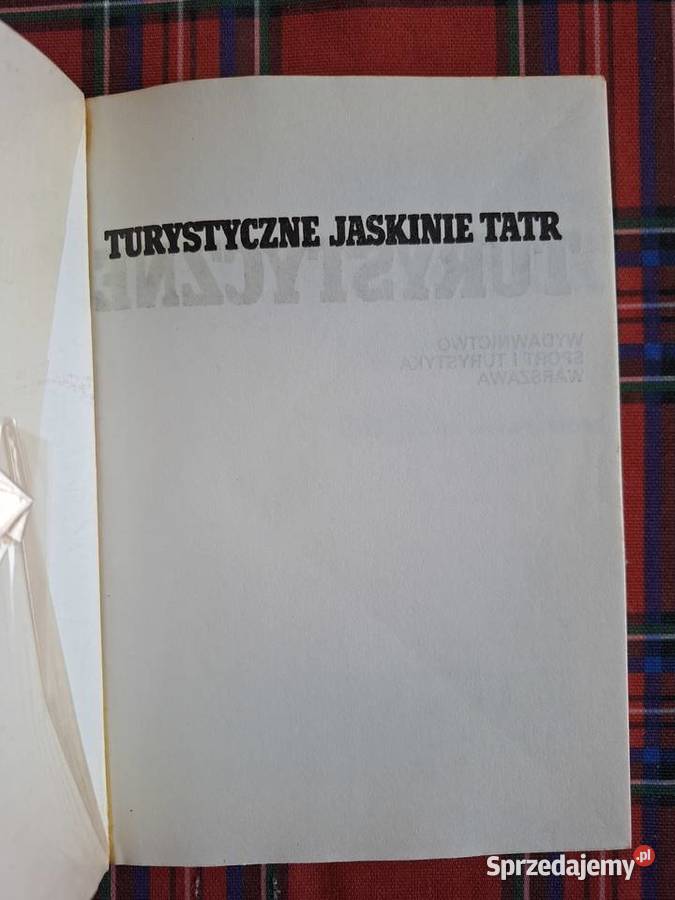 Turystyczne jaskinie TatrCh Parma A Rajwa Mapy i przewodniki Kraków