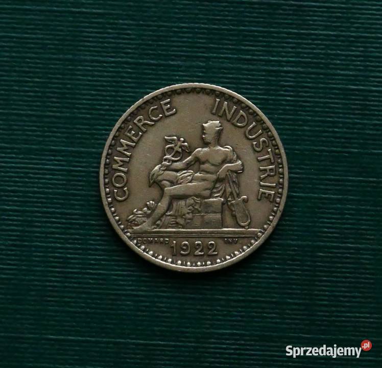 FRANCJA 1 frank 1922r