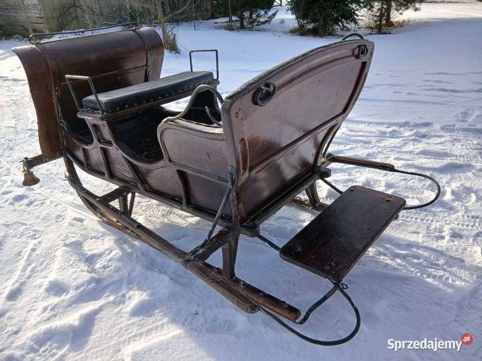 sanie konne lekkie ze struną Sanki lubelskie Sawin