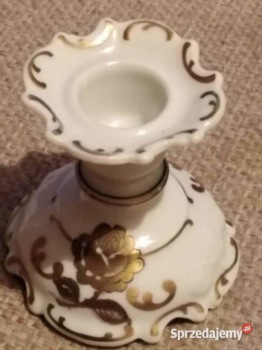 Komplet Świeczników Porcelana Wawel dolnośląskie