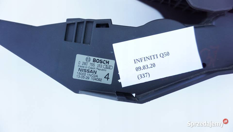 PEDAŁ GAZU INFINITI Q50 wielkopolskie Nowy Tomyśl
