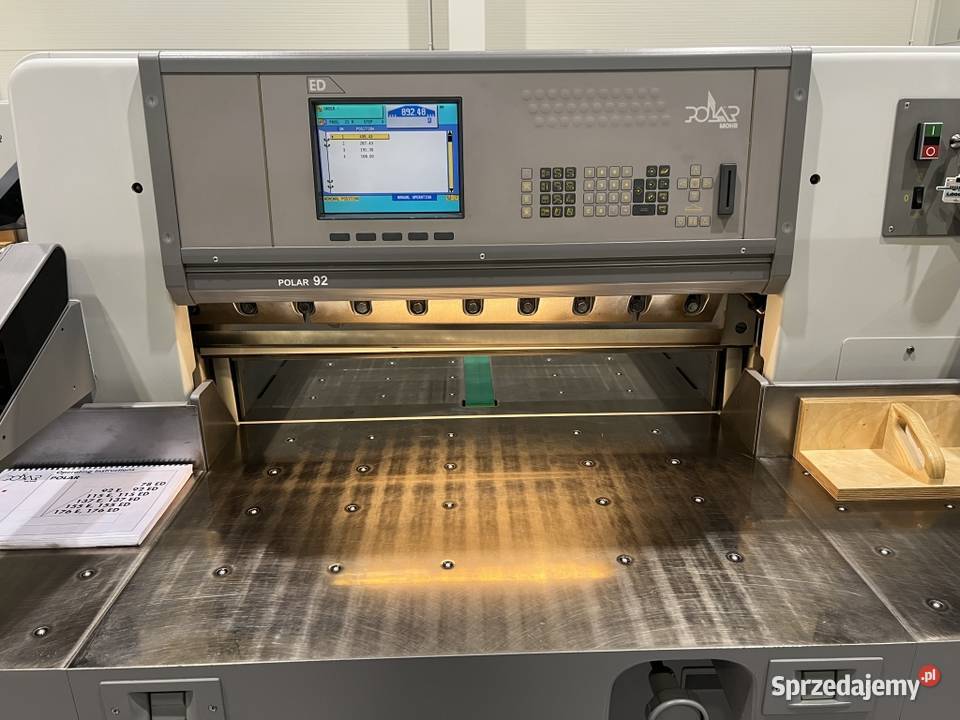 Gilotyna do cięcia papieru Polar Mohr 92 ED mazowieckie Radom