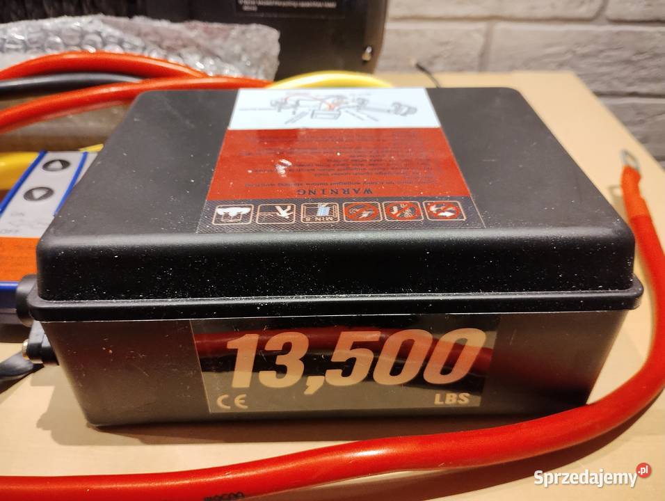 Wyciągarka 13500 LBS 12 V 65 Lina syntetyczna Brzesko