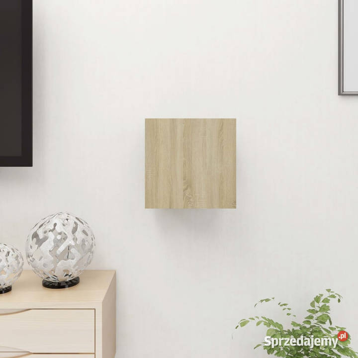 Wisząca szafka telewizyjna dąb sonoma 305x30x30 Warszawa