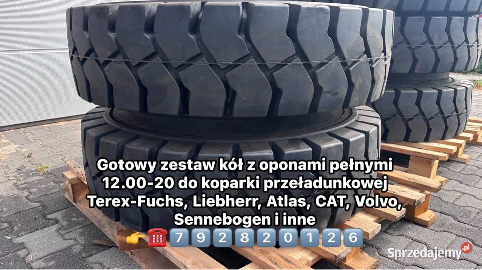 Opony pełne 120020 zestaw kół do koparki Częstochowa